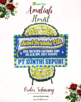 Papan Bunga Duka di Amasangan